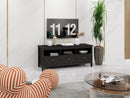 3 drawer TV stand,mid-Century Modern Style,Entertainment Center with Storage, Media Console for Living Room - Supfirm