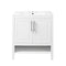 Supfirm 30" Bathroom Vanity with Sink, Multi-functional Bathroom Cabinet with Doors and Drawers, Solid Frame and MDF Board, White - Supfirm