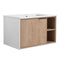 Supfirm 30'' Floating Wall-Mounted Bathroom Vanity with Ceramics Sink & Soft-Close Cabinet Door - Supfirm