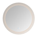 Supfirm 30 Inch LED Mirror, Wall-Mounted Vanity Mirrors, Bathroom Anti-Fog Mirror, Dimmable Bathroom Mirror - Supfirm