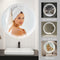 Supfirm 30 Inch LED Mirror, Wall-Mounted Vanity Mirrors, Bathroom Anti-Fog Mirror, Dimmable Bathroom Mirror - Supfirm