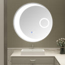 Supfirm 30 Inch Switch-Held Memory LED Mirror, Wall-Mounted Vanity Mirrors, Bathroom Anti-Fog Mirror, Dimmable Bathroom Mirror - Supfirm
