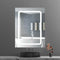 30x20 inch LED Bathroom Medicine Cabinet Surface Mounted Cabinets With Lighted Mirror Light Open - Supfirm