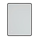 Supfirm 32 x 24 in. Rectangular Black Framed Wall-Mount Anti-Fog LED Light Bathroom Vanity Mirror - Supfirm