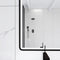 Supfirm 32 x 24 in. Rectangular Black Framed Wall-Mount Anti-Fog LED Light Bathroom Vanity Mirror - Supfirm