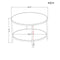 35.4” Round Coffee Table - Supfirm