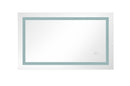 36*24 LED Lighted Bathroom Wall Mounted Mirror with High Lumen+Anti-Fog Separately Control+Dimmer Function - Supfirm