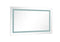 36*24 LED Lighted Bathroom Wall Mounted Mirror with High Lumen+Anti-Fog Separately Control+Dimmer Function - Supfirm