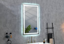 36*24 LED Lighted Bathroom Wall Mounted Mirror with High Lumen+Anti-Fog Separately Control+Dimmer Function - Supfirm