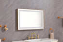 36*24 LED Lighted Bathroom Wall Mounted Mirror with High Lumen+Anti-Fog Separately Control - Supfirm