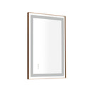 36*24 LED Lighted Bathroom Wall Mounted Mirror with High Lumen+Anti-Fog Separately Control - Supfirm