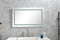 36*28LED Lighted Bathroom Wall Mounted Mirror with High Lumen+Anti-Fog Separately Control+Dimmer Function - Supfirm