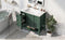 36" Bathroom Vanity with Sink Combo, One Cabinet and Three Drawers, Solid Wood and MDF Board, Green - Supfirm