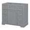 36" Bathroom Vanity without Sink, Cabinet Base Only, One Cabinet and Six Drawers, Grey - Supfirm