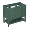 36" Bathroom Vanity without Sink, Cabinet Base Only, One Cabinet and three Drawers, Green - Supfirm