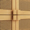 4-Doors Rattan Mesh Storage Cabinet, Sideboard with Eight Storage Spaces, for Entryway, Living Room, Hallway (Natural) - Supfirm