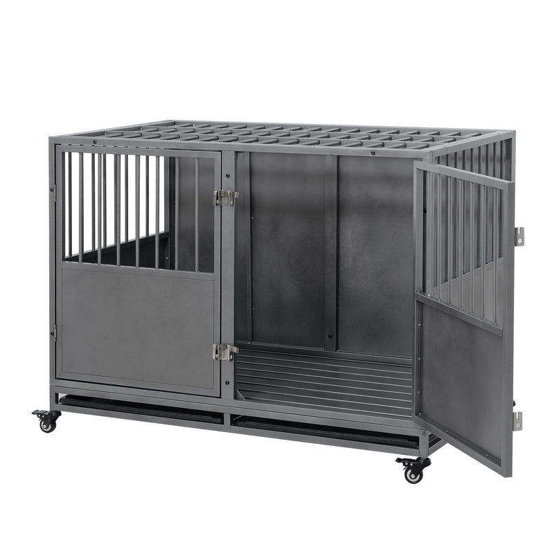 48inch heavy duty dog crate - Supfirm