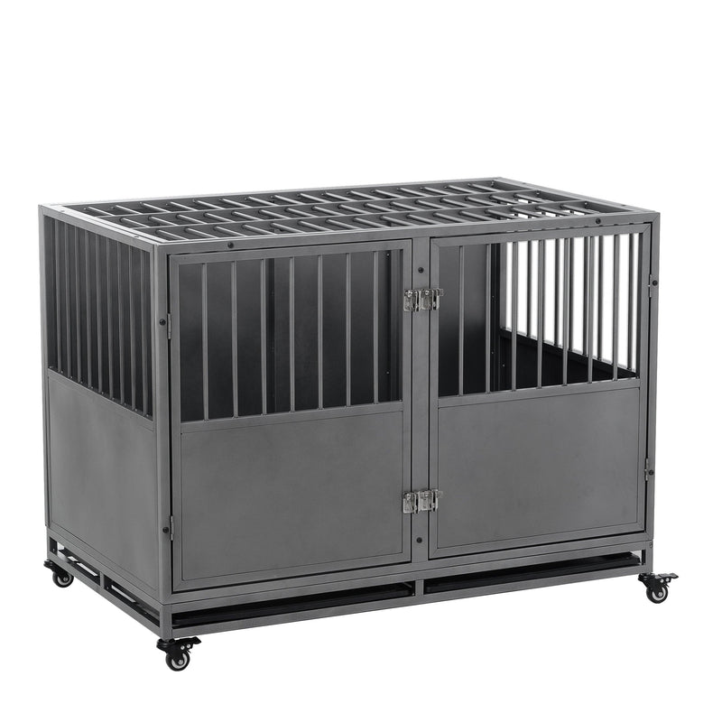 48inch heavy duty dog crate - Supfirm