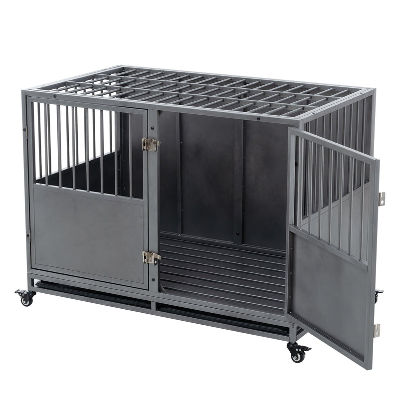 48inch heavy duty dog crate - Supfirm