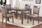 5pc Dining Room Set Dining Table w wooden Top Cushion Seats Chairs Kitchen Breakfast Dining room Furniture Oak Veneer Unique Design - Supfirm