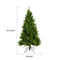 Supfirm 6-FT Artificial Christmas Tree with 1079 Tips,260LED, Unlit Hinged Spruce PVC/PE Xmas Tree for Indoor Outdoor, Green - Supfirm