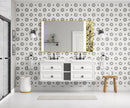 60*23*21in Wall Hung Doulble Sink Bath Vanity Cabinet Only in Bathroom Vanities without Tops - Supfirm