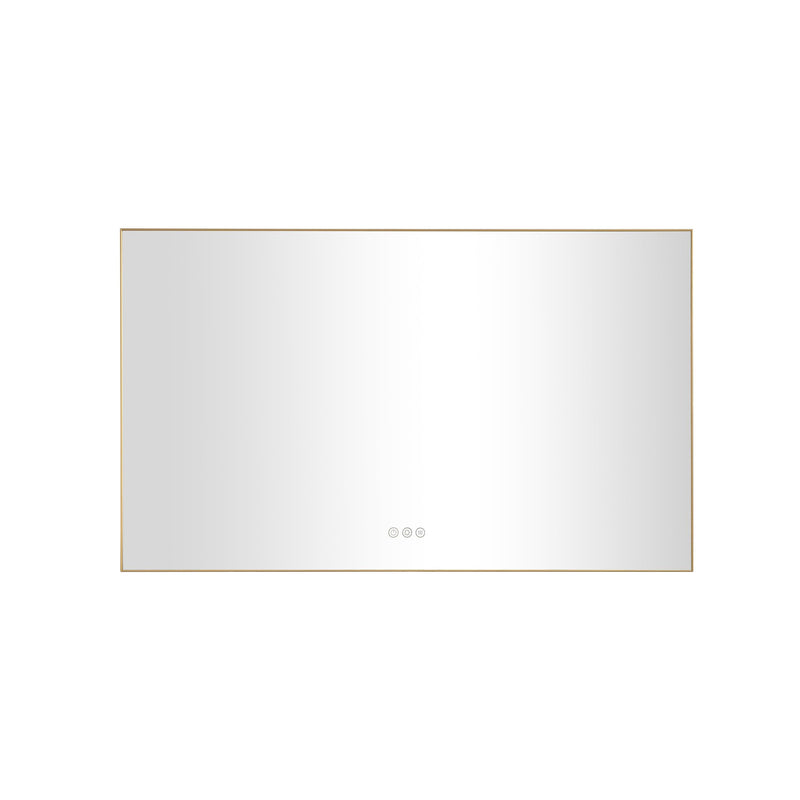 60x 36Inch LED Mirror Bathroom Vanity Mirror with Back Light, Wall Mount Anti-Fog Memory Large Adjustable Vanity Mirror - Supfirm