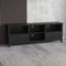 70.08 Inch Length Black TV Stand for Living Room and Bedroom, with 2 Drawers and 4 High-Capacity Storage Compartment. - Supfirm