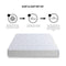 8 Inch Twin Gel Memory Foam Mattress, White, Bed in a Box, Green Tea and Cooling Gel Infused, CertiPUR-US Certified - Supfirm