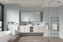 84*23*21in Wall Hung Doulble Sink Bath Vanity Cabinet Only in Bathroom Vanities without Tops - Supfirm