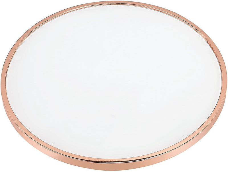 ACME Alivia Coffee Table in Rose Gold & Frosted Glass 81835 - Supfirm