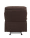 ACME Arcadia Glider Recliner (Motion) in Chocolate Microfiber 00635 - Supfirm