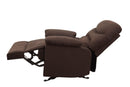 ACME Arcadia Glider Recliner (Motion) in Chocolate Microfiber 00635 - Supfirm