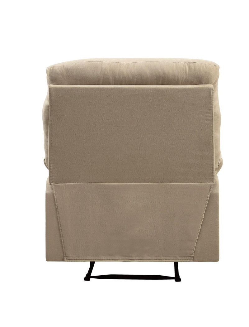 ACME Arcadia Recliner (Motion) in Beige Microfiber 00626 - Supfirm