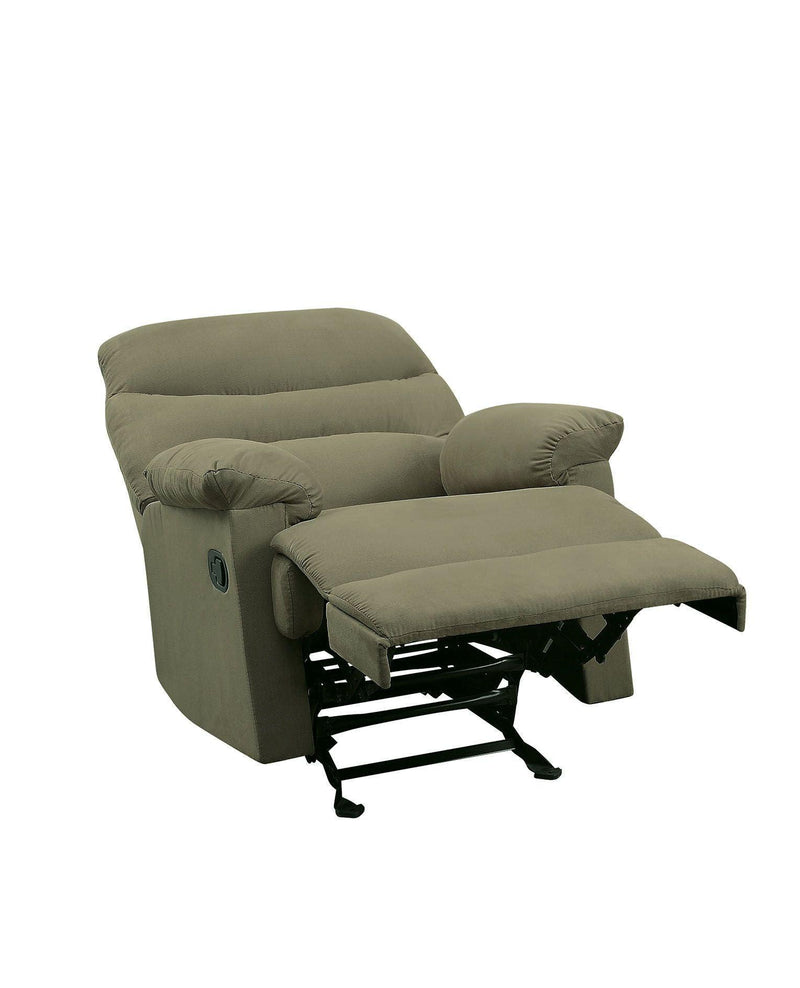 ACME Arcadia Recliner (Motion) in Sage Microfiber 00630 - Supfirm