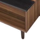 ACME Avala Coffee Table w/Lift Top, Walnut & Black 83140 - Supfirm