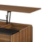 ACME Avala Coffee Table w/Lift Top, Walnut & Black 83140 - Supfirm