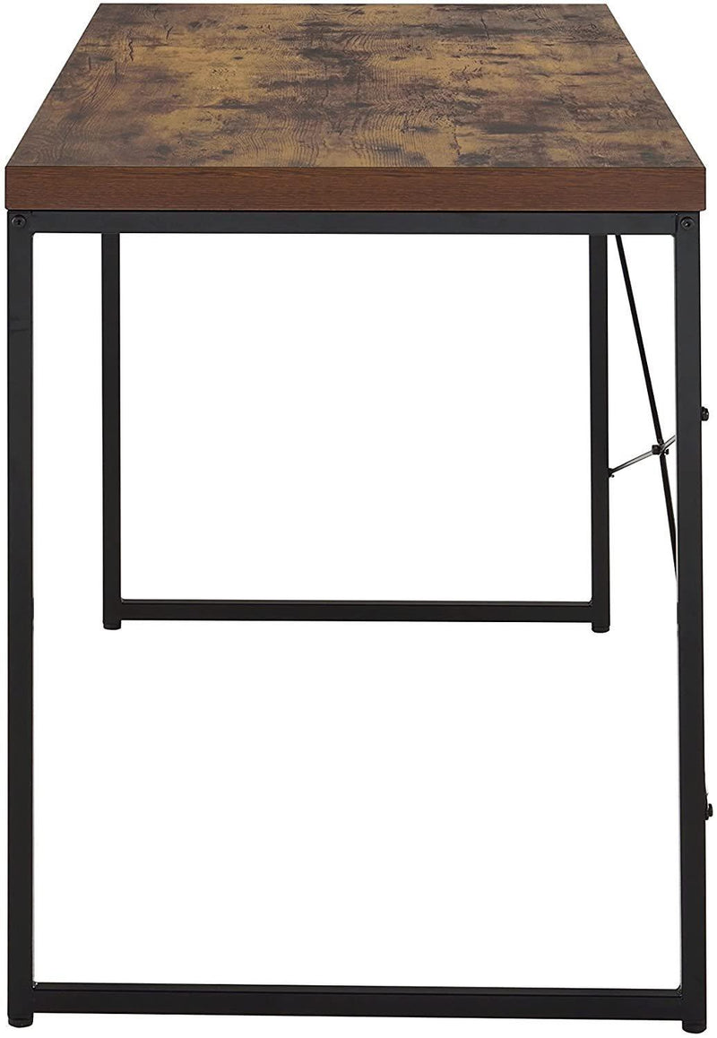 ACME Bob Desk in Weathered Oak & Black 92396 - Supfirm