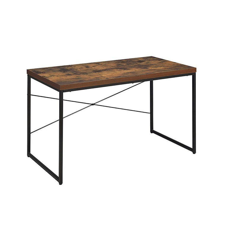 ACME Bob Desk in Weathered Oak & Black 92396 - Supfirm