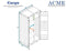 ACME Cargo Wardrobe (Double Door), Blue 37909 - Supfirm