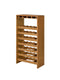 ACME Hanzi Wine Cubbies Cabinet, Oak Finish 97838 - Supfirm