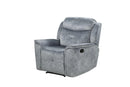 ACME Mariana Recliner, Silver Gray Fabric 55032 - Supfirm