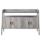 ACME Samiya TV Stand , Gray Oak & Black Finish LV00151 - Supfirm