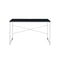 ACME Tennos Writing Desk, Black & Chrome Finish 93195 - Supfirm