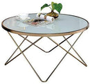 ACME Valora Coffee Table in Champagne & Frosted Glass 81825 - Supfirm