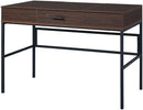 ACME Verster Built-in USB Port Writing Desk, Oak & Black Finish 93092 - Supfirm