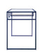 ACME Yasin Desk, Blue & Glass 92586 - Supfirm