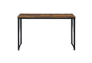 ACME Zaidin Writing Desk, Weathered Oak & Black Finish 92605 - Supfirm