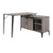 ACME Zakwani Writing Desk, Gray Oak & Black Finish OF00009 - Supfirm