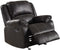 ACME Zuriel Rocker Recliner (Motion) in Black PU 52287 - Supfirm